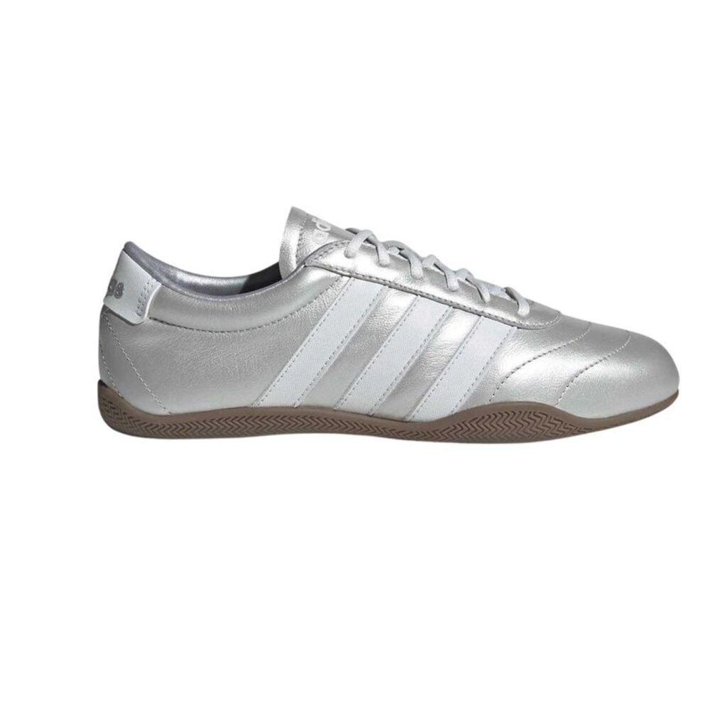 Adidas Womens/Ladies Grand Court Lo Leather Court Shoes / Silver/White